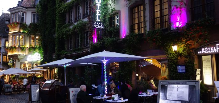 夜のストラスブール