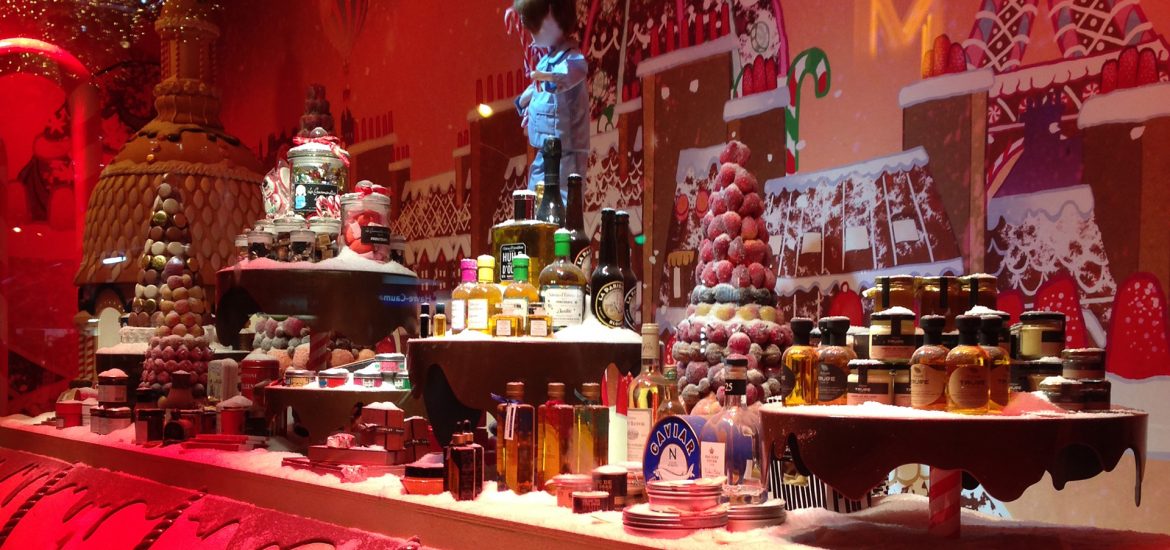 Vitrine de Noël du Printemps