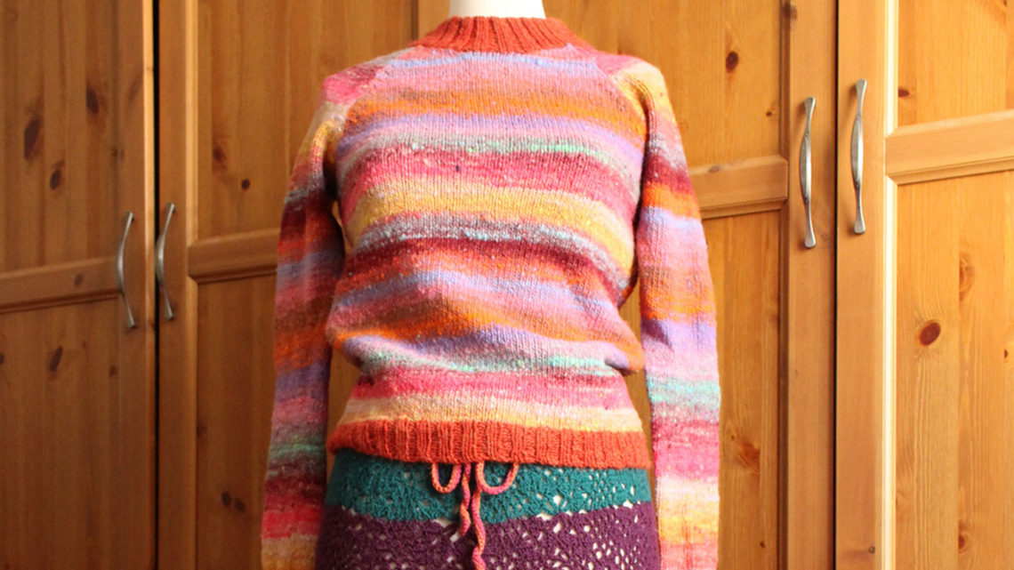 Pull en tricot & Jupe en crochet